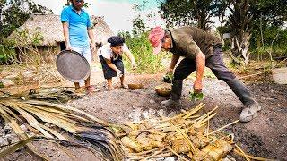 Ancient MAYAN FOOD - Jungle Cooking in MAYA VILLAGE in Quintana Roo, Mexico!