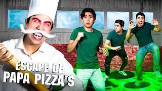 ESCAPE DE PAPA PIZZA'S EN LA VIDA REAL