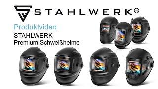 STAHLWERK Premium Schweißhelme 3-in-1, Farbdisplay, True-Colour-Echtfarbwiedergabe