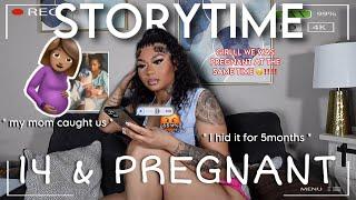 Pregnant at 14 YRS OLD + HOW MY MOM FOUND OUT STORYTIME🫨 // i hid my pregnancy *pictures included*