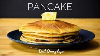 Fluffy Pancakes | Pancake mudah dan gebu