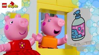 LEGO DUPLO Peppa Pig Rimas infantiles | Canción para Limpiar | Canciones para niños |