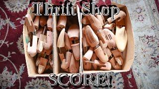 THRIFT STORE HAUL: SHOE TREES GALOR! STYLES, MAINTENANCE, & MORE!