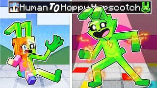 From HUMAN to HOPPY HOPSCOTCH in Minecraft!