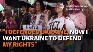 Kyiv Holds First Pride March Since Russia’s Invasion Of Ukraine, Soldiers Protest For LGBTQ+ Rights