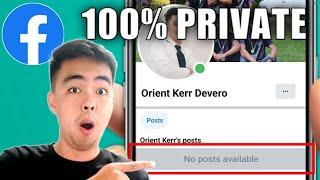 Paano Mag PRIVATE ng Facebook Account (2025 Update)