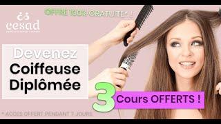 Formation coiffure à distance gratuite