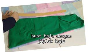 Buat baju dengan jiplak baju, jahitnya mudah dan cepat cantik hasilnya #dressanak #dressanaklucu