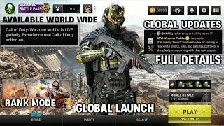 Warzone Mobile Global Launch is Here Android & iOS (New Update, Minimum Requirements, Optimization)