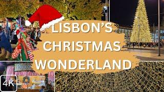 Christmas Magic in Lisbon, Portugal: Wonderland, Rossio Market, Christmas tree at Commercial Square