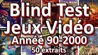 Blind Test Jeu vidéo Années 90-2000, Passage à la 3D et support CD. 50 extraits