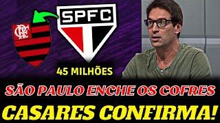 EXPLODIU NA BOCA DA NOITE! TRICOLOR CONFIRMA MEGA NEGOCIAÇÃO COM O FLAMENGO! NOTICIAS DO SÃO PAULO