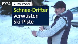 Ärger für Skilift-Betreiber: Schnee-Drifter verwüsten Piste | Abendschau | BR24