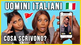 Cosa scrivono gli UOMINI ITALIANI  SU BUMBLE | una TRAGEDIA 