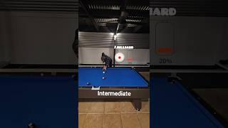Same Shot | 3 Skill Levels: Beginner vs Intermediate vs Expert #8ballpool #trickshots #billiards