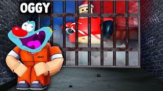 Can We Escape Barry's Prison Run - Scary First Person Obby= (Roblox ft.Oggy)