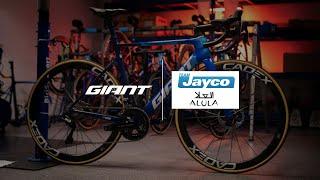 Giant x Team Jayco AlUla | Lightweight. Fast. Real pro's bikes.