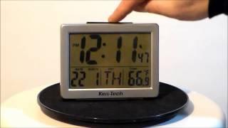Ken-Tech T-4652 Atomic Radio Controlled LCD Alarm Clock