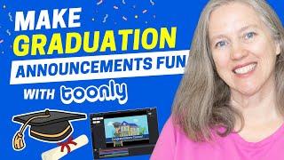 Create a Graduation Announcement with Toonly