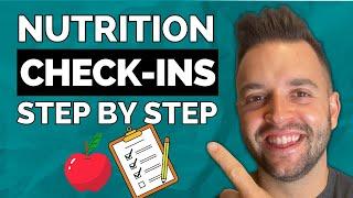 How To Do Nutrition Coaching Check-Ins (Step By Step)