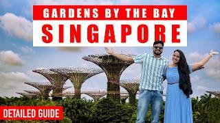 Gardens by the Bay Singapore | Cloud Forest | Super Trees | Singapore Tourist Places | Singapore