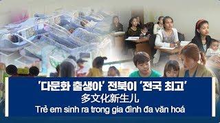 [다문화자막뉴스] '다문화 출생아' 전북이 '전국 최고' 多文化新生儿