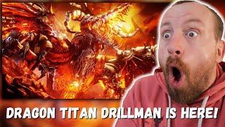 DRAGON TITAN DRILLMAN IS HERE!!! skibidi toilet multiverse 039 (part 1) REACTION!!!