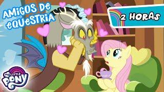 My Little Pony em português | Amigos por Equestria | Los mejores episodios de amistad | MLP 2 Horas