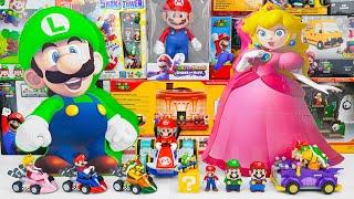 Super Mario Bros Mystery Box Unboxing Toys Review  Mario, Luigi, Princess Peach, Bowser, Yoshi