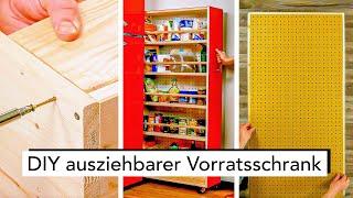 DIY Vorratsschrank zum ausziehen - Sorge für mehr Platz in der Küche!