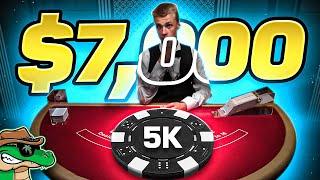 The $7,000 Blackjack Run! - Daily Blackjack #181