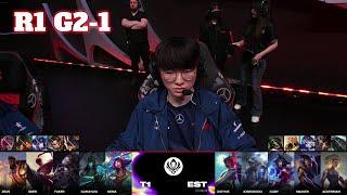 T1 vs EST - Game 1 | Round 1 LoL MSI 2024 Play-In Stage | T1 vs Estral Esports G1 full game