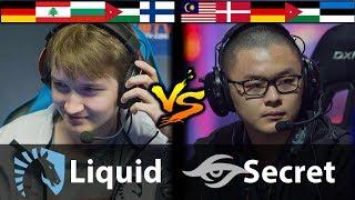 Liquid vs Secret - [MATU BEAR vs MiDONE CARRY KUNKKA] - Dota 2 7.07c