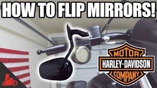 How To Flip Mirrors on Harley Dyna