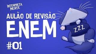 Aulão ENEM | Linguagens | InterpretaMENTE - Fugindo do TÉDIO de ler os textos em Linguagens