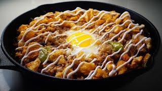 THE BEST GROUND PORK RECIPE YOU'LL EVER MAKE!!! HOW TO MAKE "SIZZLING GROUND PORK SISIG RECIPE!!!