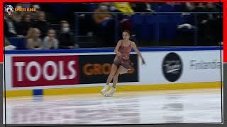 Kamila Valieva’s Stunning Short Program || Finlandia Trophy 2021 Highlights