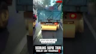 SOPIR INI TERKEJUT LIHAT KAKI MISTERIUS DI BELAKANG TRUK #shorts #penampakan #hantu #seram