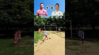 Team Messi vs Team Ronaldo CHALLENGE #shorts #football #viral #ronaldo #messi #trending  #challenge