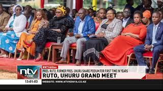 President Ruto and former president Uhuru Kenyatta share podium for first time in years