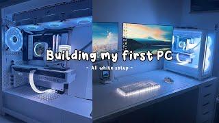 Building my first ever gaming pc! | Aesthetic white build | RTX 4070 