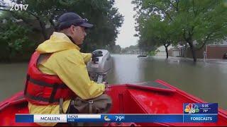 Texas flooding overwhelming Houston streets