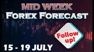 Forex MID WEEK Analysis 15 - 19 July Follow up!