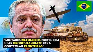 Argentinos CRITICAM "ALERTAM" para o PROJETO do Brasil em adquirir DRONES KAMIKAZE (Felipe Dideus)