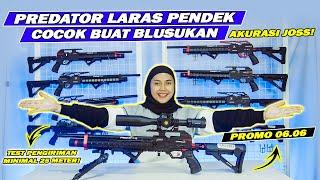 PROMO 06.06!! SENAPAN PCP PREDATOR LARAS PENDEK AKURASI CAKEP COCOK BUAT BLUSUKAN