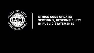 Episode 23: The Ethics Code for Behavior Analysts: Responsibility in Public Statements