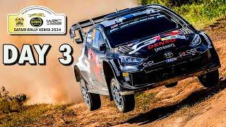 Safari Rally Kenya 2024 | Saturday Highlights - Mistakes & Actions