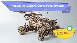 Woodcraft Marvels: wooden model kits powered by electronics