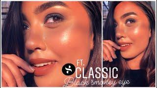 CLASSIC BLACK SMOKEY EYE MAKEUP TUTORIAL | ONE BRAND MAKEUP TUTORIAL Ft. SUGAR COSMETICS |