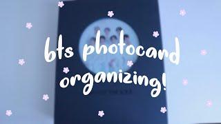 organize my bts photocard collection with me! | September 2020